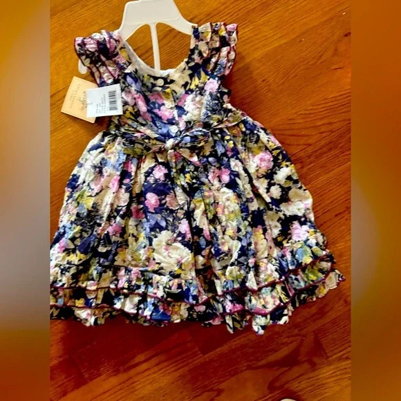 Laura Ashley, London, little girls 24 month dress floral NWT lined - Picture 14 of 16